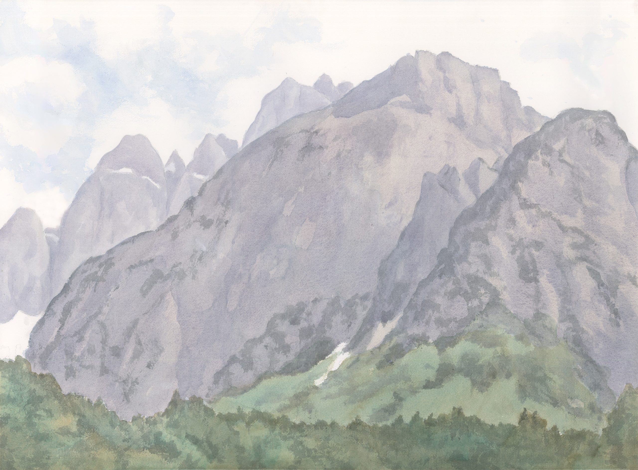 Riccarda de Eccher, NABOIS, 2018
Watercolor on paper, 22 x 30” Image courtesy of the artist